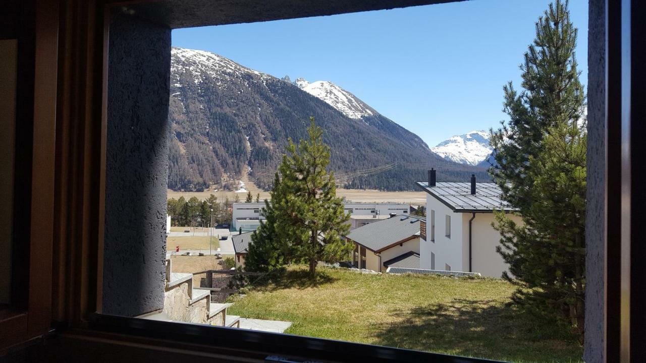 Relaxing Confortable Studio, Heated Garage, Skiroom Samedan Luaran gambar